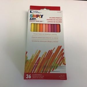 Loew Cornell Simply Art Colored Pencils 36 piece